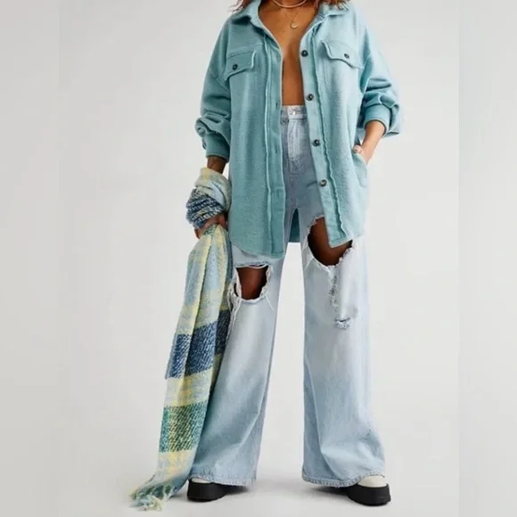 ✨ Free People Oversized Ruby Jacket – Mountain Jubilee ✨ - Picture 3 of 8